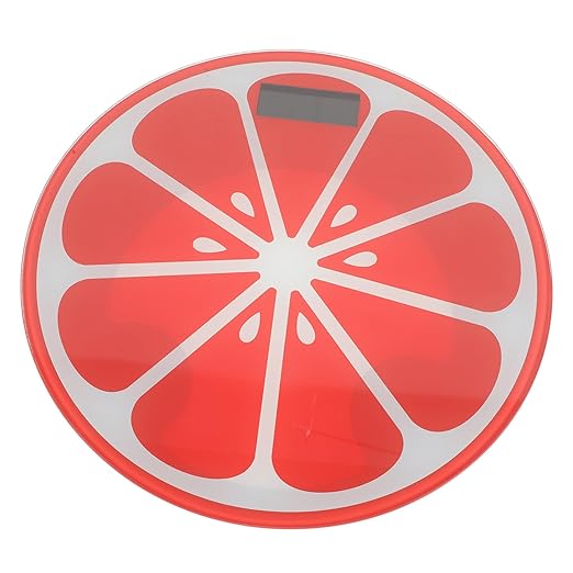 Cartoon Tempered Digital Weight Scale Small Portable Body Balance Scale for Travel and Home Use with Compact Lightweight Design