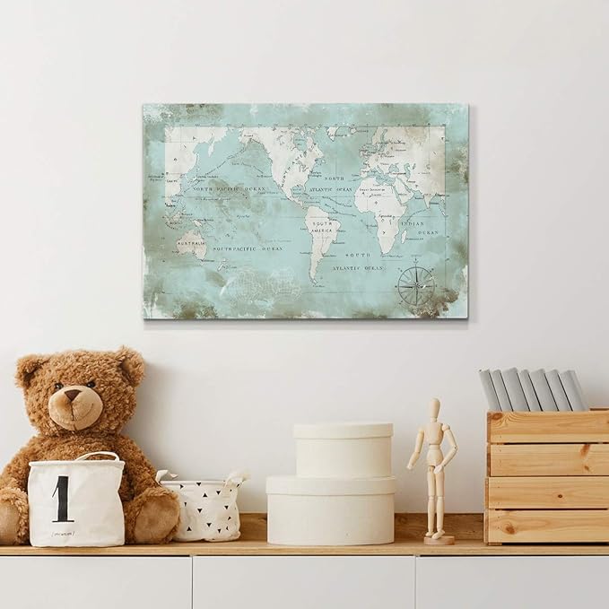 Home Decor Landscape Canvas Wall Art Abstract Floral Painting Modern Pictures Artwork Decoration for Living Room Kitchen Bathroom Office, Ready to Hang
