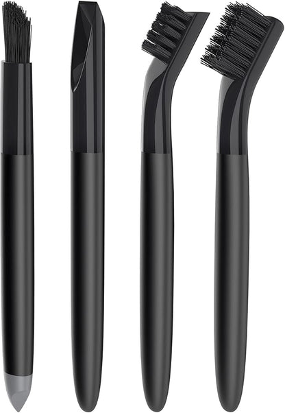 MR.SIGA Grout Cleaner Brush Set - Detail Cleaning Brush Set for Tile, Sink, Drain, Grout and Edge, Crevice Cleaning