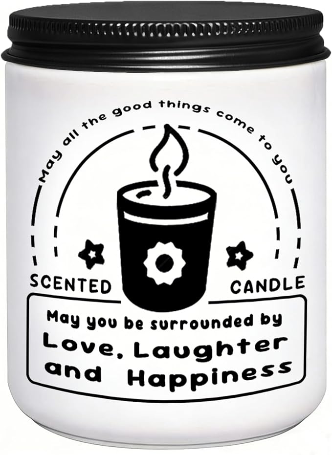 Inspirational Gifts for Women, Scented Candles, Lavender Eucalyptus Candles for Home Scented, Aromatherapy Candle, Soy Wax Candle for Stress Relief and Relax, Christmas, Birthday, Valentine Gifts