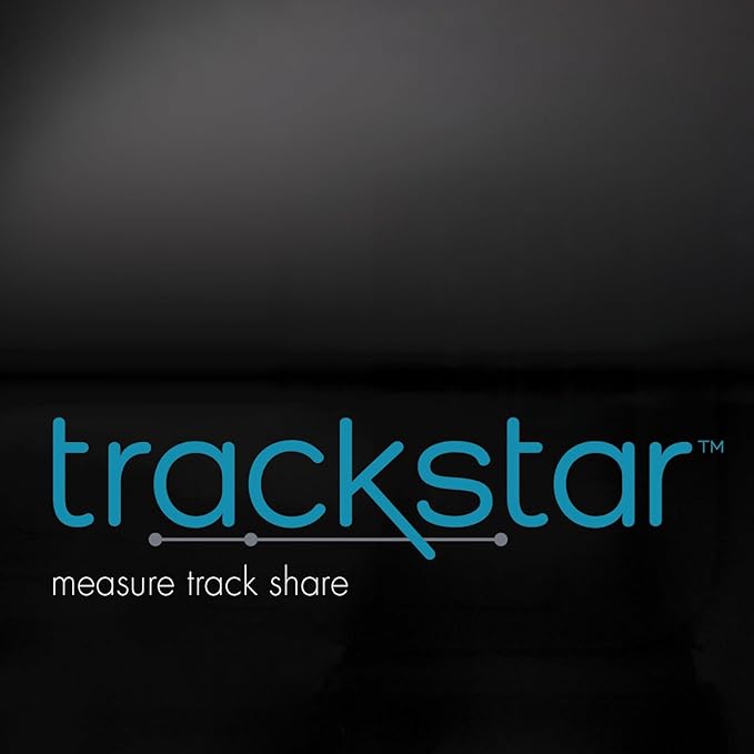 Trackstar Smart Wide-Platform Digital Weight Scale | 550 lb Weight Capacity | Trackstar Monitoring App | Bluetooth iOS & Android Compatible | Measure, Track, and Share Results