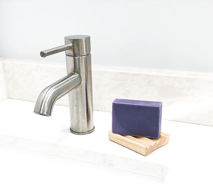 2 Pack Soap Dish, Draining Dish for Our Shampoo Bars & Conditioner Bars, 100% Natural Poplar Wood, No Chemical Varnish, Lacquer or Stain is Used, Handmade in The USA (Regular)