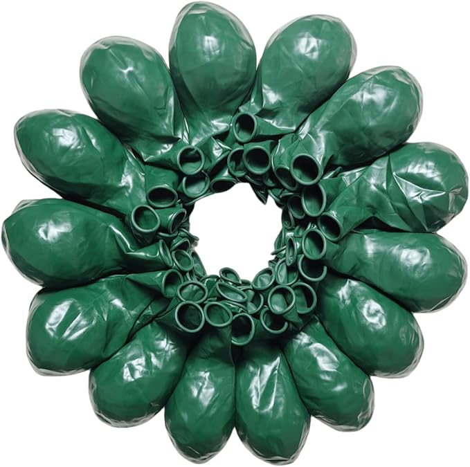 90 Pack Green Balloons 18 inch Dark Green Latex Big Balloons for Party Decorations and Events ZWZLIULIAN
