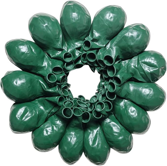90 Pack Green Balloons 18 inch Dark Green Latex Big Balloons for Party Decorations and Events ZWZLIULIAN