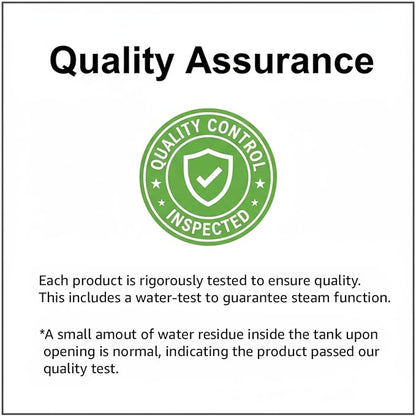 2500W Steam Cleaner - Adjustable 6-Level Steam Control, 15s Fast Heat, 1.6QT Water Tank, Portable High-Pressure Steamer for Home, Car, Grout