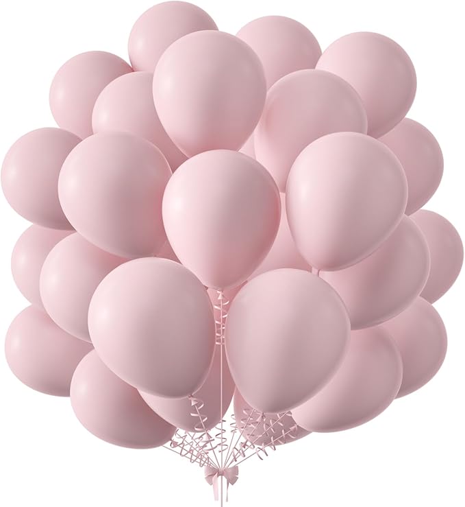 KALOR 12 Inch Pastel Orange Balloons, 50 Pcs Latex Helium Macaron Balloons for Kid's Birthday Party, Baby Shower, Wedding, Graduate Party Decorations