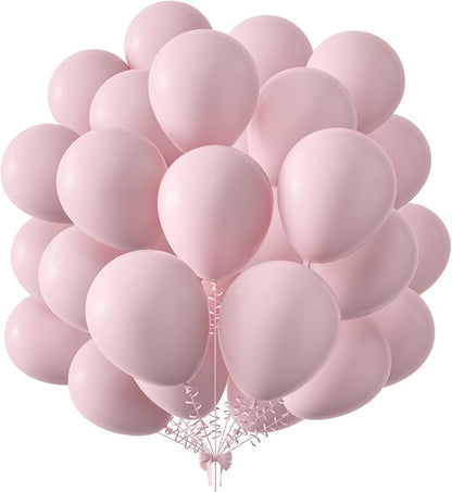 KALOR 12 Inch Pastel Orange Balloons, 50 Pcs Latex Helium Macaron Balloons for Kid's Birthday Party, Baby Shower, Wedding, Graduate Party Decorations