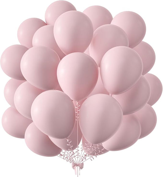 KALOR 12 Inch Pastel Orange Balloons, 50 Pcs Latex Helium Macaron Balloons for Kid's Birthday Party, Baby Shower, Wedding, Graduate Party Decorations