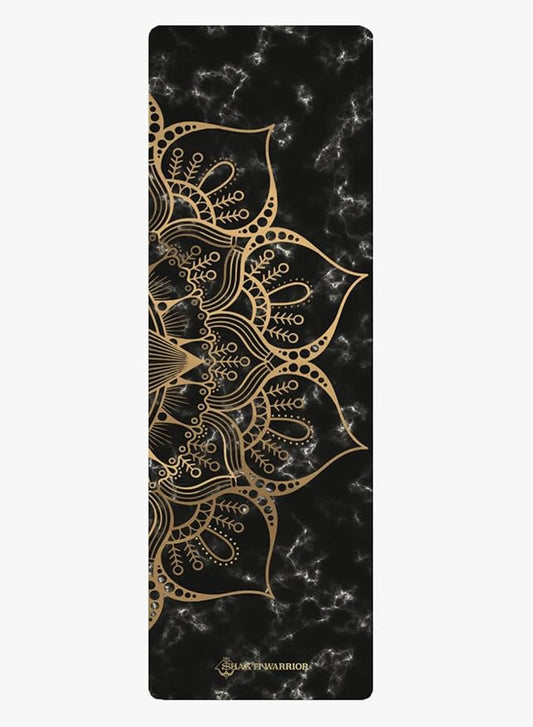 TPE Yoga Mat - Artist Designed, Premium eco friendly mats, Non Slip, Non toxic, Great For Regular & Hot Yoga, Pilates and Workouts (72 inch x 24 inch x 6mm thick)