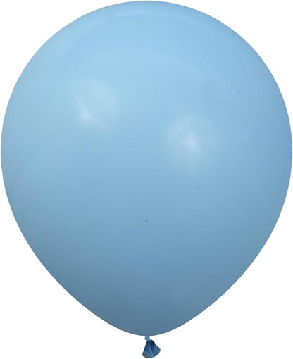 Light Blue Balloons 50 Pack, 12 Inch Latex Baby Blue Balloons, Balloon Pack For Birthdays, Weddings, Baby Showers, Holidays