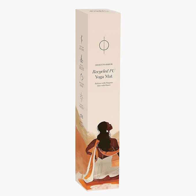 Shanti PU Yoga mat - Artist Designed, Premium eco friendly mats, Non Slip, Non Toxic, Great for Regular & Hot Yoga, Pilates and Work out (72 inch x 28 inch x 5mm Thick)k out (72 inch x 28 inch x 5mm Thick)