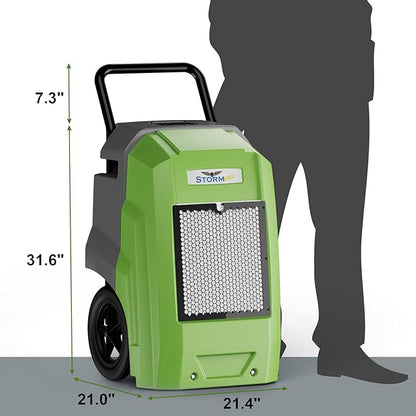 ALORAIR 180 Pints Commercial Dehumidifier with Pump Drain Hose, Smart Wi-Fi Dehumidifier for Large Basement, Industrial or Commercial Space, Smart Wi-Fi, 5 Years Limited Warranty