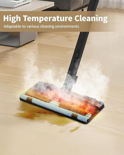 Handheld Steam Cleaner, 293°F 58 PSI Powerful Multipurpose Steam Mop for Home Use, 50Oz Capacity, Heavy Duty Steamer for home, Handheld Steamers, Floors, Cars, Tiles, Crack Cleaning, Titanium