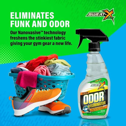 Extreme Odor Spray - Multipurpose No-Wash Deodorizer - Ideal for Shoes and Gym Clothing - Victory Scent (16 fl oz) - 2 Pack