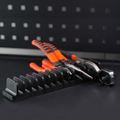 24 pcs Magnetic Plier Organizer Set for Toolbox & drawer Storage|Modular Plier holders for Mechanics, Technicians, Space-Saving & Quick-Access,Gift for father and boyfriend(Black)