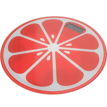 Creative Cartoon Tempered Digital Weight Scale with Body Compact Mini Summer Fruit Design for Bathroom and Travel Use Accurate Human Weight Measurement
