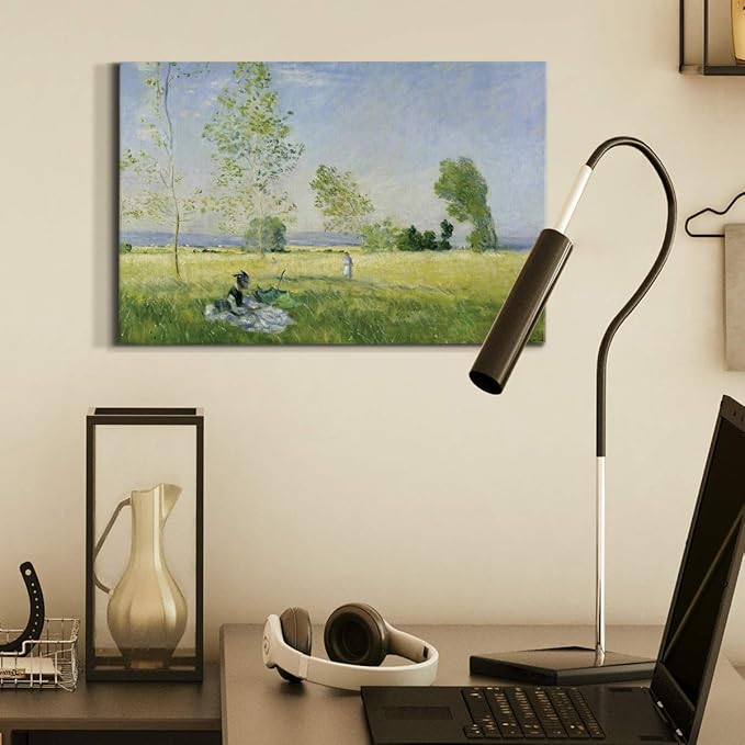 Home Decor Landscape Canvas Wall Art Abstract Floral Painting Modern Pictures Artwork Decoration for Living Room Kitchen Bathroom Office, Ready to Hang
