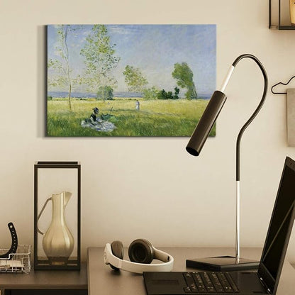 Home Decor Landscape Canvas Wall Art Abstract Floral Painting Modern Pictures Artwork Decoration for Living Room Kitchen Bathroom Office, Ready to Hang