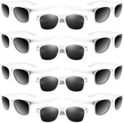 ASTARON 12 Pack Party Sunglasses Bulk Neon Party Favors for Beach Wedding Party Pool Party Supplies