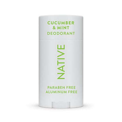 Native Deodorant Contains Naturally Derived Ingredients, 72 Hour Odor Control | Deodorant for Women and Men, Aluminum Free with Baking Soda, Coconut Oil and Shea Butter | Cucumber & Mint