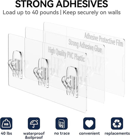 YASONIC Shower Caddy, 6 Pack Large Capacity Bath Organizer with Soap Holder and 12 Hooks, Rustproof Shower Shelves for Inside Shower, No Drilling&Sleek Bathroom Organizers and Storage Gold