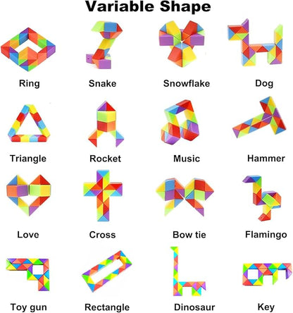 GOLDGE 15 Pack Mini Cube Puzzle Fidget Toys - Bulk Party Favors & Goodie Bag Stuffers for Kids, Travel Toys for Ages 4-8, Treasure Box Toys for Classroom, Birthday & Back to School Gifts