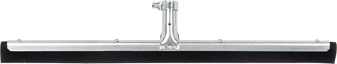 SPARTA Flo-Pac Double Foam Floor Rubber Squeegee Window Squeegee with Heavy Duty Steel Frame for Floor, Bathroom, Kitchen, Concrete, Tile, Garage, Commercial Use, 22 Inches, Black (Pack of 3)
