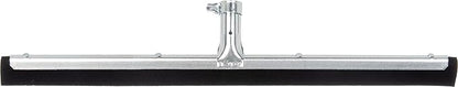 SPARTA Flo-Pac Double Foam Floor Rubber Squeegee Window Squeegee with Heavy Duty Steel Frame for Floor, Bathroom, Kitchen, Concrete, Tile, Garage, Commercial Use, 22 Inches, Black (Pack of 3)