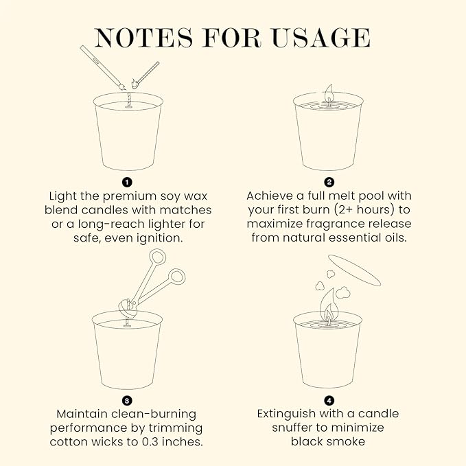 M&SENSE Natural Soy Candle| City Oasis | 16.6 oz, 95H Burn | Minimalist Scented Candle for Relaxation, Gifting, Home Décor | for Bedroom, Office, Party Large