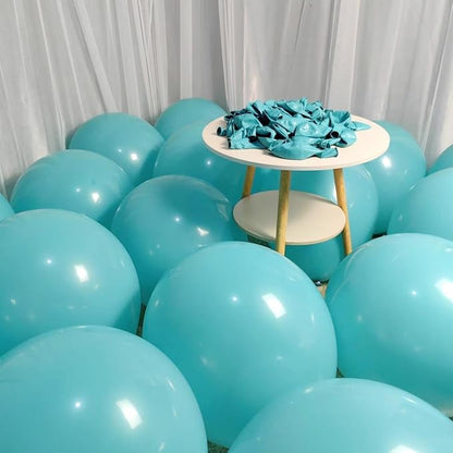 90 Packa Teal Balloons 18 inch Turquoise Latex Big Balloons for Party Decorations and Events ZWZLIULIAN