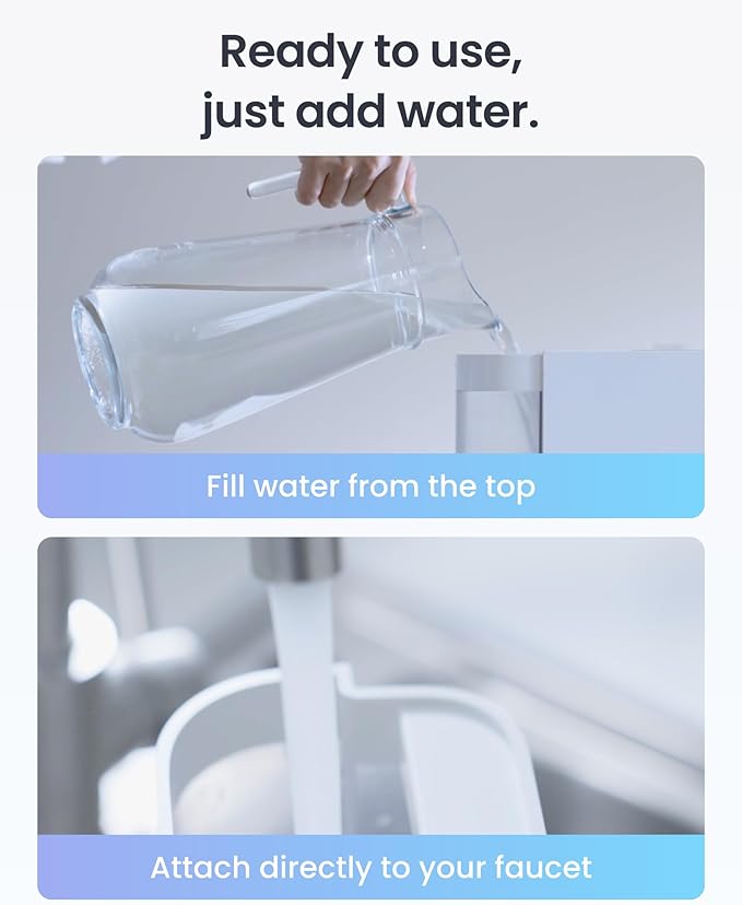 SwitchBot Evaporative Humidifier for Bedroom 4.5L, 750ml/h, No Mist, No White Dust, Tap Water Fillable, Top Fill, Washable Filter, for Baby, Nursery, Plants, Indoor, Work with Matter, HomeKit, Alexa