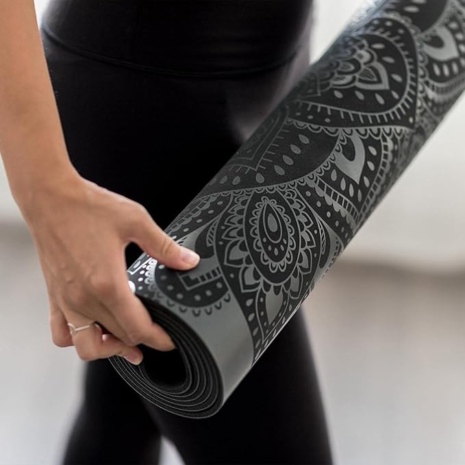 YOGA DESIGN LAB | The Infinity Mat | Luxurious Non-Slip Design Provides Unparalleled Grip to Support and Align You Beautifully | Eco-Friendly | w/Carrying Strap!