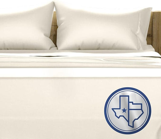 TEXAS LINEN CO. 100% Egyptian Cotton Queen Size Sheet Set - 1000 Thread Count 4 PC Cotton Sheets for Queen Bed, Soft, Cooling Extra Long Staple Luxury Hotel Sheets - Fits Upto 18” Deep Pocket - Sand