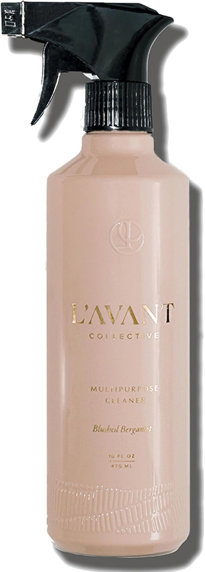 L’AVANT Collective | Plant-Based Multipurpose Cleaner | All-Natural Cleaning Supplies for Safe Home Cleaning – Concentrated, Food-Safe Vegan Surface Cleaner with Blushed Bergamot Scent, 16 oz Bottle