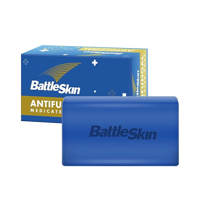 Antifungal Medicated Soap Bar, Tea Tree Oil Body Soap Bar, Athletes Foot Jock Itch Ringworm Yeast Infection Treatment With Natural Oil