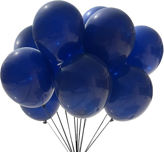 Navy Blue Balloons - 100pcs Dark Blue Balloons for New Year, Wedding, Birthday, Christmas, Baby Shower & Party Decoration