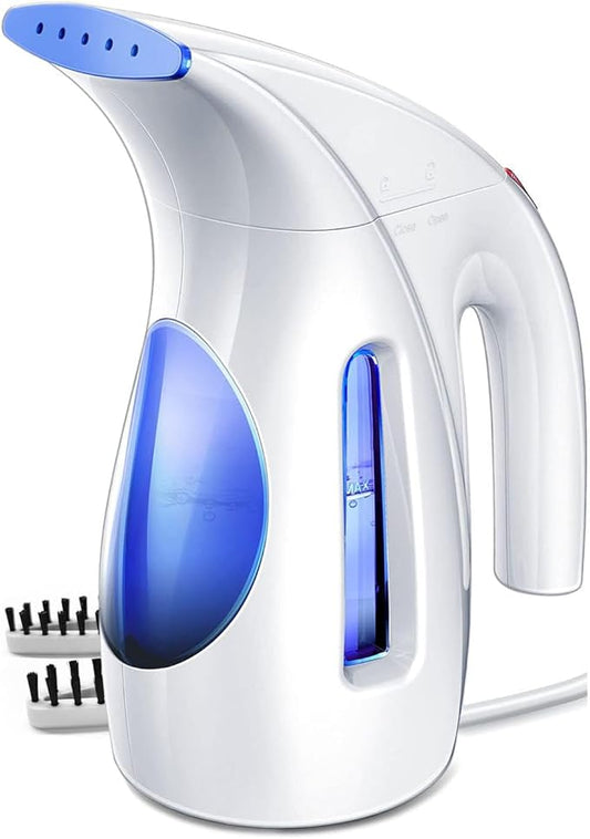 HiLIFE Steamer for Clothes, Portable Handheld Design, 240ml Big Capacity, 700W, Strong Penetrating Steam, Removes Wrinkle, for Home, Office(ONLY FOR 120V)