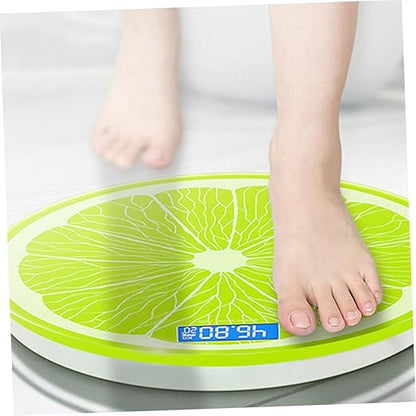 Mikinona Digital Body Weight Scale Capacity Tempered Glass Fitness Management Tool Compact Home Bathroom Scale for Accurate Health Monitoring
