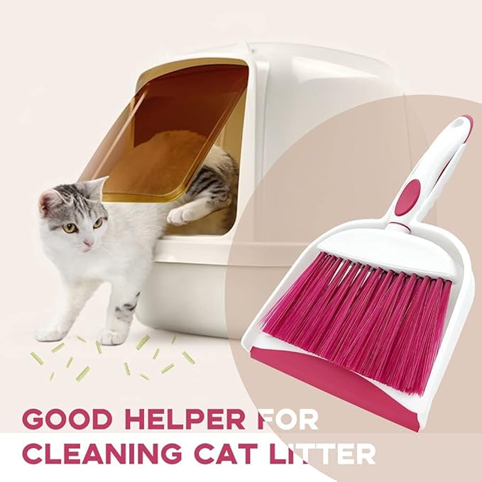 Broom Dustpan Brush Small Dust pan : Mini Broom and Dustpan Set Mini Dust pan and Brush Set Whisk Broom and Dustpan Set Small Broom and Dust pan Set for Desk, Home,Tent (3 Set)