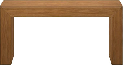Plank+Beam Grand Console Table, 66 Inch Modern Solid Wood Sofa Table, Narrow Entryway Table for Hallway, Behind The Couch, Living Room, Foyer, Pecan Wirebrush