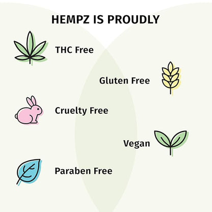 Hempz Triple Moisture Herbal Moisturizing Hand Sanitizer, 2.25 oz. - Scented Antibacterial Gel for Hands - Kills 99% of Germs, Grapefruit Fragranced Antiseptic with Skin Hydration