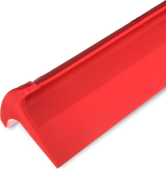 SPARTA 3656705 Plastic Floor Squeegee, Shower Squeegee, Heavy Duty Squeegee With Rubber Blade For Windows, Glass, Shower Doors, Floors, Windshields, 20 Inches, Red, (Pack of 6)