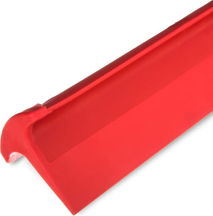 SPARTA 3656705 Plastic Floor Squeegee, Shower Squeegee, Heavy Duty Squeegee With Rubber Blade For Windows, Glass, Shower Doors, Floors, Windshields, 20 Inches, Red, (Pack of 6)