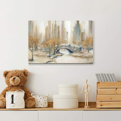 Home Decor Landscape Canvas Wall Art Abstract Floral Painting Modern Pictures Artwork Decoration for Living Room Kitchen Bathroom Office, Ready to Hang