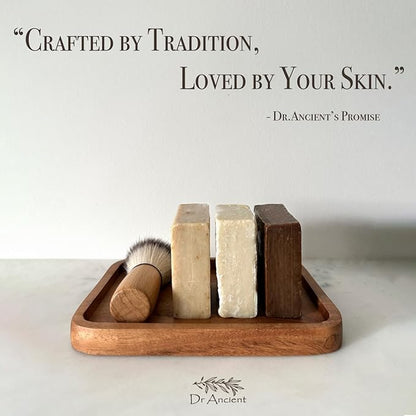 Dr.Ancient Tea Tree Soap Bar Organic Natural Vegan Traditional Handmade Antique - Antibacterial, Effective For Acne - Absolutely No Chemicals! Pure Natural Soap!