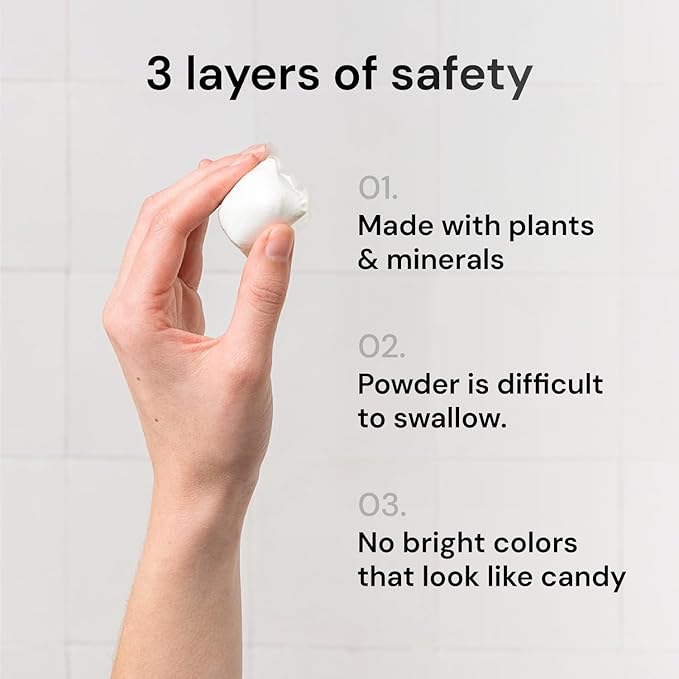 Grab Green 3-in-1 Laundry Detergent Pods, 60 Count, Gardenia Scent, Plant and Mineral Based, Superior Cleaning Power, Stain Remover, Brightens Clothes