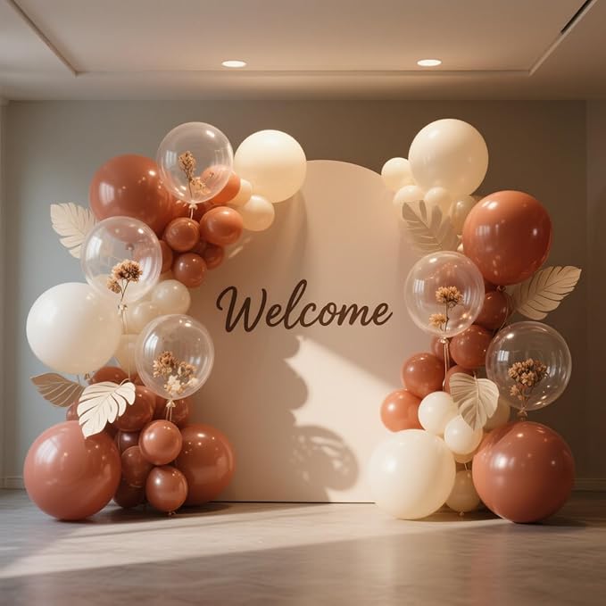 Clear Balloons 100 Pack, 12 Inch Latex Helium Transparent Balloons Garland for Elegant Birthday Wedding Baby Shower Graduation Arch Party Decorations