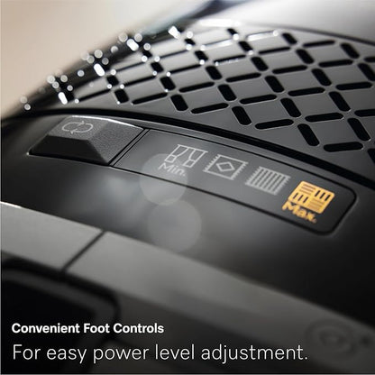 Miele New Guard M1 Parquet XL Bagged Canister Vacuum Cleaner with AirClean Plus Filter, AllTeQ Universal Floorhead, and Parquet Twister XL Floorbrush, LED Icon Display, in Brilliant White