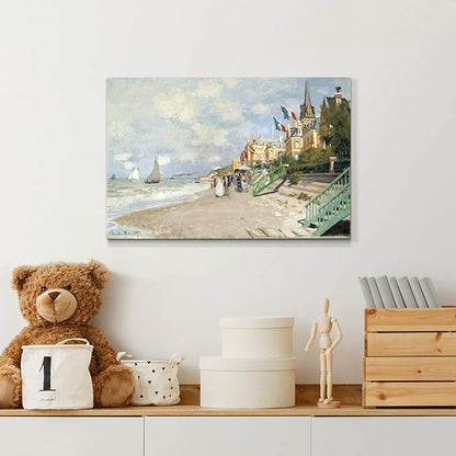 Wexford Home Home Decor Landscape Canvas Wall Art Abstract Floral Painting Modern Pictures Artwork Decoration for Living Room Kitchen Bathroom Office, Ready to Hang, 18x27