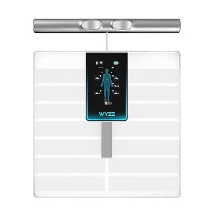Wyze Scale Ultra BodyScan Smart Scale with Handle – Wi-Fi & Bluetooth Body Composition Scale for Weight, BMI, Body Fat, Muscle Mass, and Segmental Measurement, White